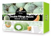Японски сладки мочи Double filling Mochi Cantaloupe Milk 180g 