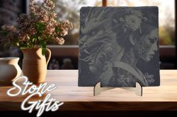 Плочка декорация Geisha and Dragon