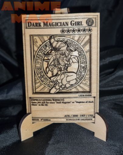 Лазерно гравирана плочка Dark Magician Girl