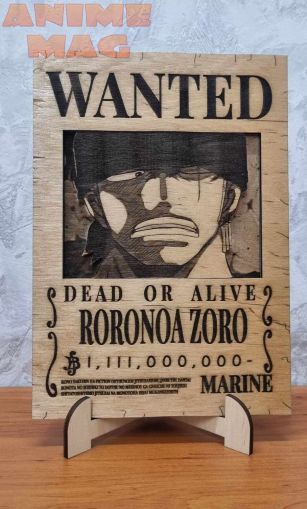 Декорация Roronoa Zoro Wanted One Piece