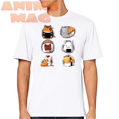  T-Shirt Sushi Cats