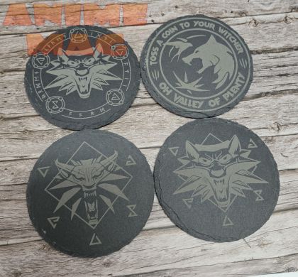 Комплект подложки за чаши The Witcher