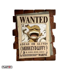 One Piece Poster Wanted Luffy Bank 